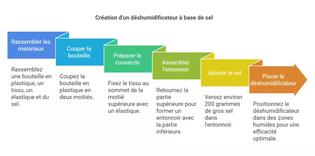 Comment utiliser le sel pour réduire l'humidité ?